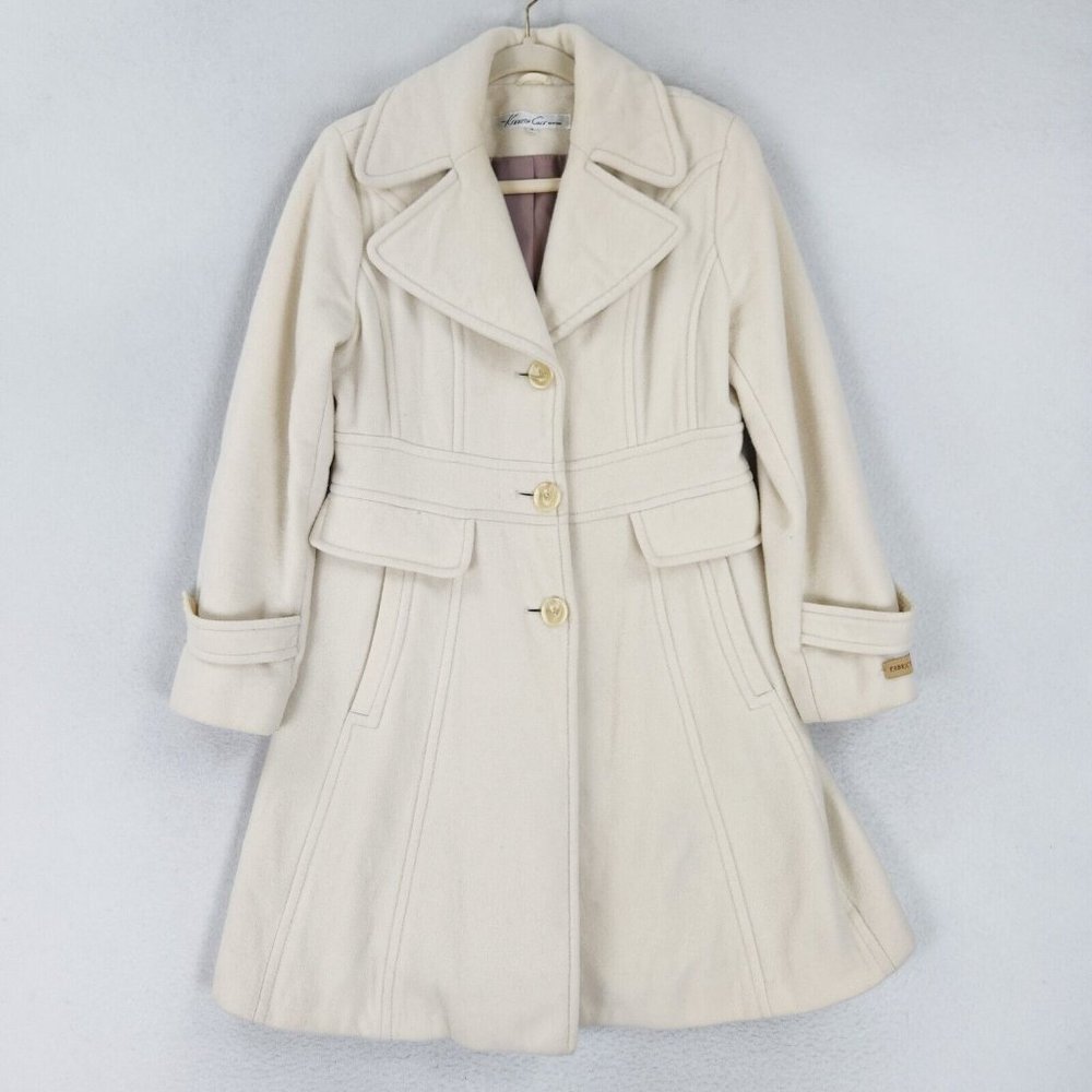 Kenneth Cole Cream Pea Coat